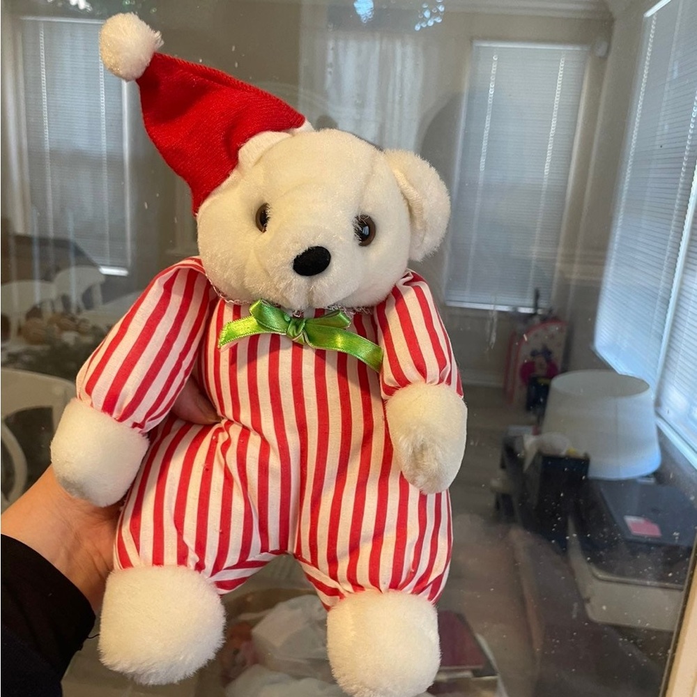 Christmas bear stuffed animal bear toy
